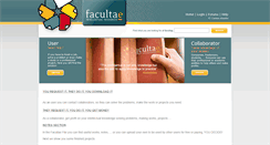 Desktop Screenshot of facultae.com