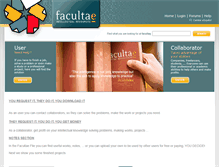 Tablet Screenshot of facultae.com